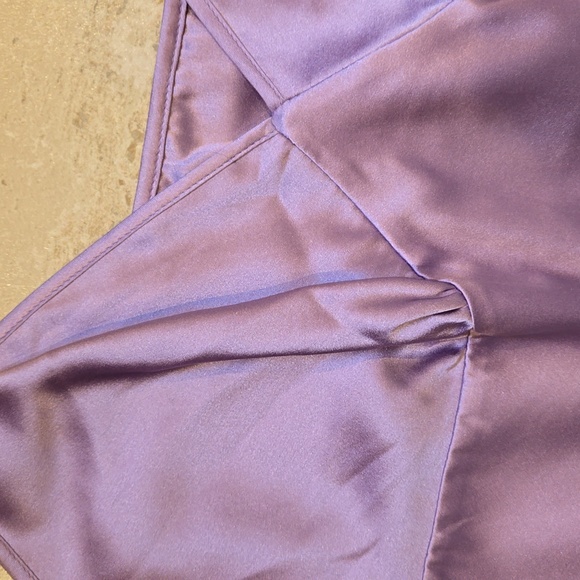 NWT Express Violet Purple Silk Tank Blouse - Picture 2 of 11